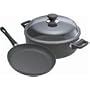 Scanpan Classic Ceramic Titanium 3-Piece Fry Pan and Dutch Oven Starter Set