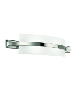 Kichler Lighting 45087PN Freeport 2-Light ADA Compliant Incandescent Wall Sconce, Polished Nickel with Etched Linear Textured Glass