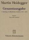Was Heisst Denken (3465031989) by Heidegger, Martin