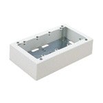 パナソニック電工 メタルモール 4コ用スイッチボックス 深型ノックなし A,B型 共用 ミルキーホワイト DZA174E