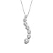 10kt. White Gold, 1/5 ct. tw. Diamond Journey Pendant