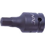ナック　ヘキサゴンレンチソケット　ショートタイプ　差込角１２．７ｘ対辺８ｍｍ