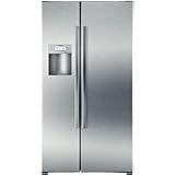 Bosch : B22CS80SNS 22 cu. ft. Linea Series Side by Side Refrigerator - Stainless Steel by Bosch