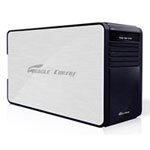 EAGLE D SERIES 2 X 3.5 SATA HDD TO USB 2.0 ALUMINUM EXTERNAL RAID STORAGE (#ET-CSDU2-BK)
