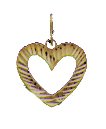 14kt Gold Heart Charm-PC065824