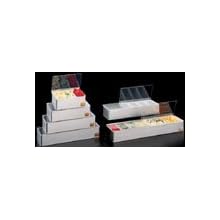 San Jamar C2804 Stainless Steel Ez-Fit Box System Cup Dispenser, 4 Sections
