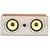 Wharfedale Diamond 8 Center Channel Speaker (Maple with Champagne Front Baffle, Single)