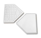 HEAVY DUTY WHITE WAFFLE BOTTOM HOME PLATE