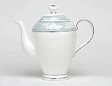 Noritake 4822461 Empire White - Rosella Blue Coffee Server 56-oz.