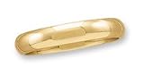 Ladies' 14kt. Yellow Gold, 2mm Plain Wedding Band