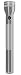 4 D Cell LED Flashlight, Gray