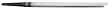 GROBET CARBON STEEL GRAVER FLAT 37 SWISS #4 .4MM THICK