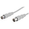 Wentronic Koaxkabel Koaxkabel BNC / Stecker - BNC / Buchse 2 fachschirm 15.0 m weiss