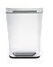 Oxo Good Grips White Steel Rectangular Trash Can, 8-Gallon