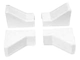 Cable Raceway Ceiling Entry - White (pack Of 4 )