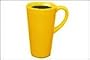 Made in the USA - Ceramic Yellow Travel Coffee Mug
