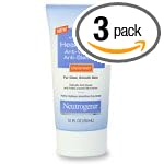 Neutrogena Healthy Skin Anti-Wrinkle Anti-Blemish Cleanser, 5.1-Ounce Tubes (Pack of 3)