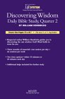 Discovering Wisdom: Daily Bible Study: Quarter 2 (Believers Lifesystem)