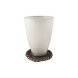 Anne At Home 1597 Antique Gold Roguery Tumbler w/ Attached Base - 1597