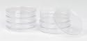 Dish, Petri; Sterile; Disposable; Open/Close with one hand; 100 x 15mm; Raised edge around top
