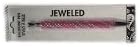 Bling Retractable Pen with Pink Iced Out Diamond Top
