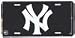 LP-572 NY Yankees Black License Plate - 2028