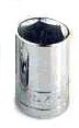 1/4 In Drive 6 Pt Std Metric Socket - 15mm
