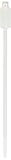 Box King CTID75 Identification Cable Ties, 7 Length, White by Box King
