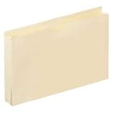 Pendaflex 12125 Pendaflex Recycled File Jackets w/1-1/2' Expansion, Letter, Manila, 50/Bx