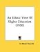 Search : An Ethnic View Of Higher Education (1900)