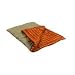 Pet Supplies : Coleman Hibernation Sleeping Bag Orange Plaid Medium Dog Bed (Medium 26'' x 34'')