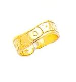 Toe Ring - 14kt Gold Fancy Toe Ring
