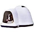Petmate Indigo Dog House with Microban, X Large, Taupe Top, Black Bottom