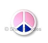 Peace Shoe Charm
