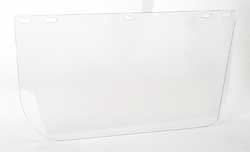Industrial Grade 2AVJ7 Face Shield, Clear, 8 H x 15 1/2 W