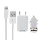 IPHONE 5 KIT CASA AUTO 3 IN 1 CARICAB...