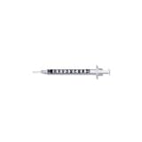 1 cc BD Ultra-Fine U-100 Syringe With 29 G x 1/2 in. With Permanently Attached Needle, Regular Bevel, Regular Wall - Box of 100