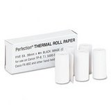 Thermal Receipt Calculator Rolls, 1-1/2W, 14`L, White, 5/Pack