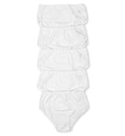 5 Pack Autograph Pure Cotton Superfine Bikini Briefs