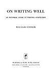 On Writing Well
