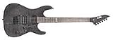 LTD M100 Electric Guitar (See Thru Black Flame)