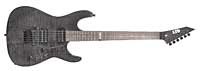ESP LTD M100FM Electric Guitar - See Thru Black, Flame Maple