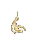 Aquarius, 14K Gold Charm