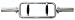  NOTE: Shipping outside the United States or Canada is not available. The Pro Olympic Tricep Bar has zinc-plated alloy steel bars with ball bearings and rubber grips. With knurled rubber grips. Length: 33". The web image is for your reference.
