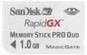 SanDisk 1GB Gaming RapidGX Memory Stick PRO Duo with MicroMate Reader Bundle - SDMSGX31024A10 / SDMSGX3-1024-A10