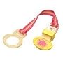Sassy Mam Soft Pacifier Keeper, All Ages. Yellow Binky Holder.