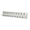 Easy Track RA1200 Tie and Scarf Rack, White, 20 Hooks