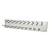 Easy Track RA1200 Tie and Scarf Rack, White, 20 Hooks