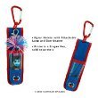 Single Kooky Klicker Pen Holster - Red with Blue Trim - 4 Colors Available - See Listing for More Info!
