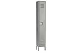 Single Tier Locker 12x12x60 1 Door Ready To Assemble Gray